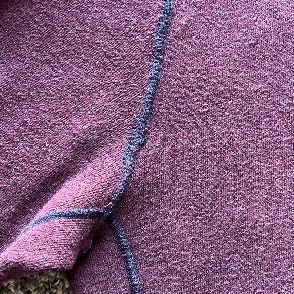 Tommy Bahama Quarter Zip Pullover Mens Medium Burgundy Navy Normcore Coastal Dad - Picture 7 of 8